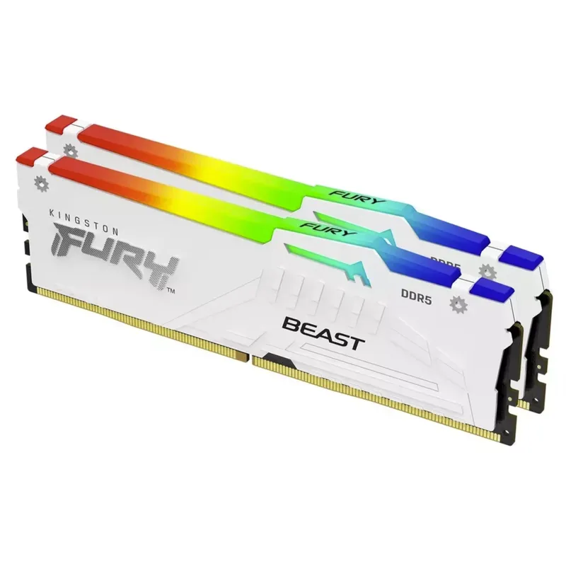 Kingston FURY White RGB 32GB ( - 64Gb Ddr5 6000Mhz Cl30 2X32Gb Desktop recensie en prijs